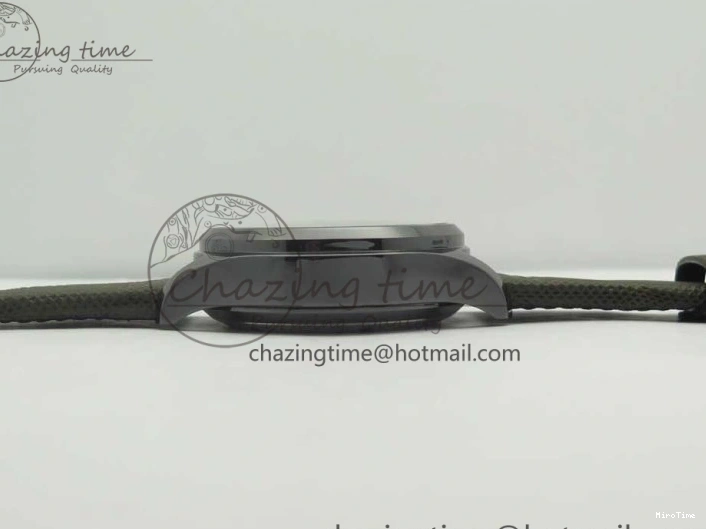 MIROTIME 0216 Classic PILOT IW389001 ZF 1:1 Best Edition Ceramic Case Green Dial on Green Nylon Strap A7750 (Function Same As Genuine) 7160